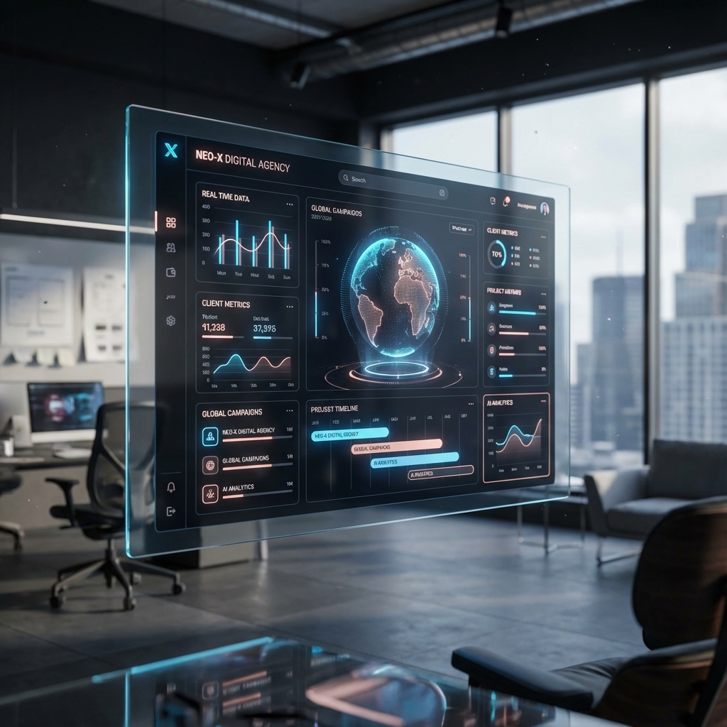 Modern website design preview